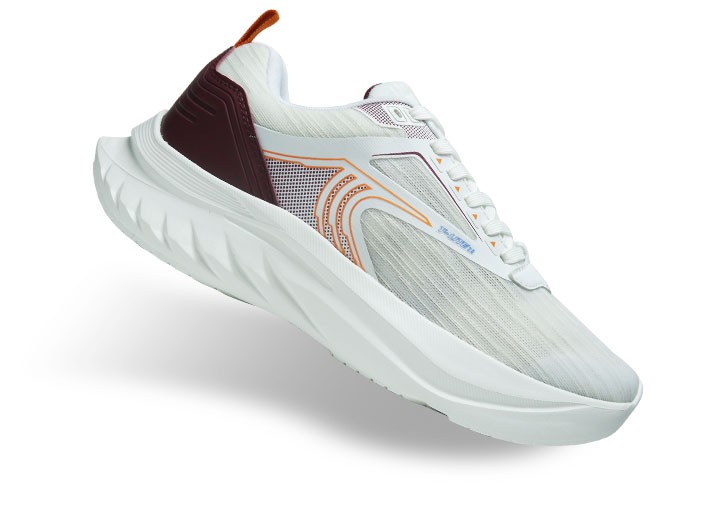 PRECISE T-LITE 2.0 JG W WHITE/MAROON Original Precise Shoes